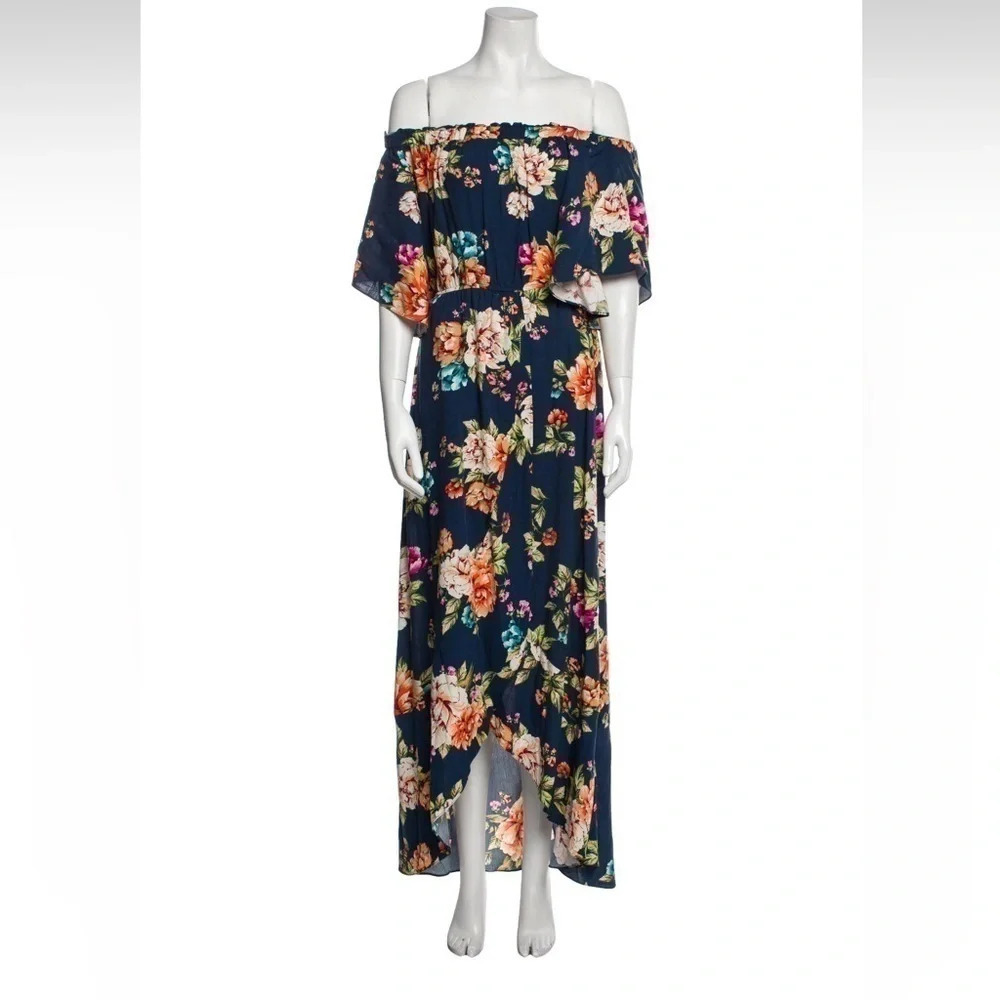 FARM RIO ANTHROPOLOGIE MAXI DRESS SIZE P